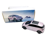 Original Factory 1/64 Scale BYD Dolphin EV Pink Color Diecast Model Car Gifts