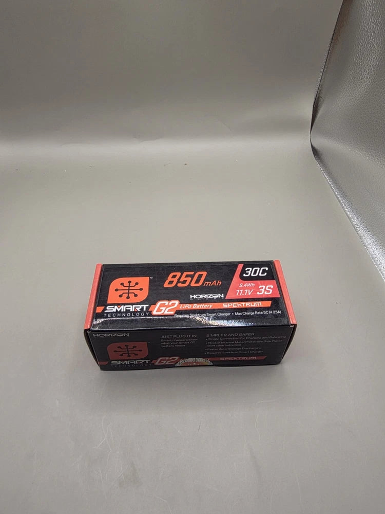Spektrum Accessories 850mAh 3S 11.1V Smart G2 30C IC2 SPMX8503S30 Airplane Battery