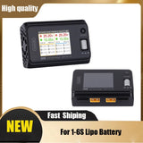 500W Dual Channel RC Charger 15A for 1-6S Lipo ToolkitRC M6D Battery