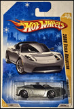 Hot Wheels Silver 2008 Tesla Roadster Target Snow Flake Card  26/296