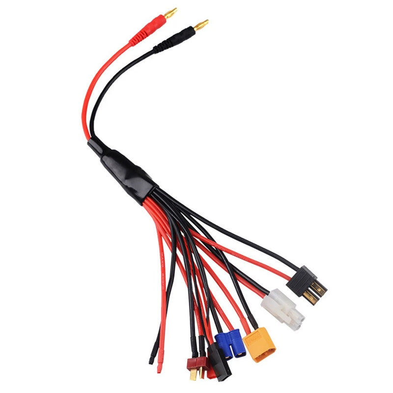 8 in1 Charger Adapter Connector Splitter Cable for RC Lipo Battery Charger ACUS