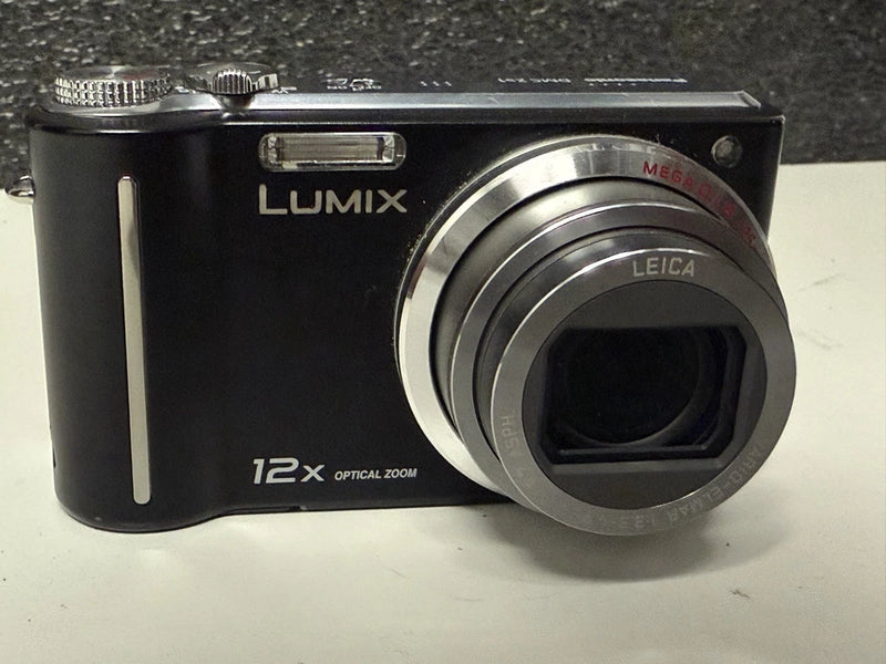 Panasonic Lumix DMC-ZS1 Digital Camera, Black {10.1MP} UNTESTED