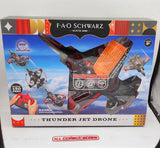 FAO Schwarz Thunderbolt Jet Drone Long Range Light Weight NEW