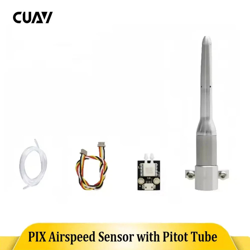 CUAV airspeed sensor with pitot tube, PCB board, and wiring harness