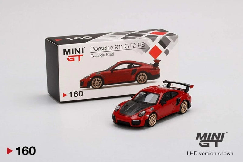 Mini GT Porsche 911 GT2 RS Guards Red 1/64 Diecast Model Car