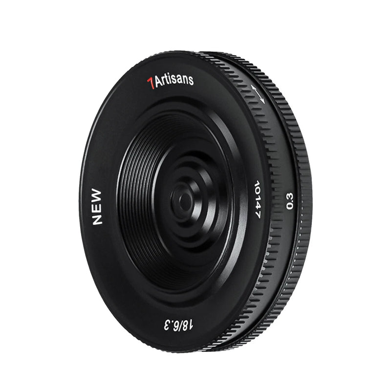 7-Artisans 18mm F6.3 Mark II MF Lens APS-C Lens Fits Sony Fujifilm M43 Nikon