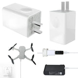 Charging Adapter Converter 24W QC3.0 Charger for DJI Mavic Mini 2/Spark RC Drone Converter