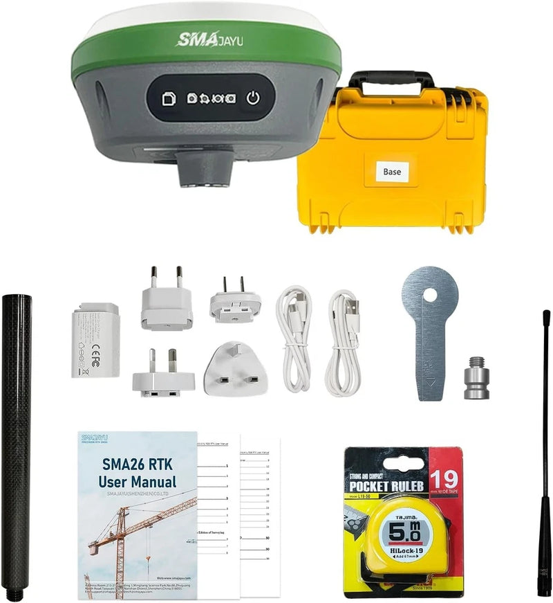SMA26 Pro Base StationGPS RTK GNSS Receiver 4G Connect with Drones 32GB 10000mAh