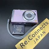 Panasonic Lumix DMC-FS3 pink 8.1MP 3x Digital Camera FROM JAPAN ¡¾Near MINT¡¿