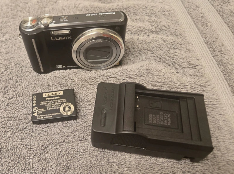 Panasonic Lumix DMC-ZS1 10.1MP Digital Camera & Battery And Charger