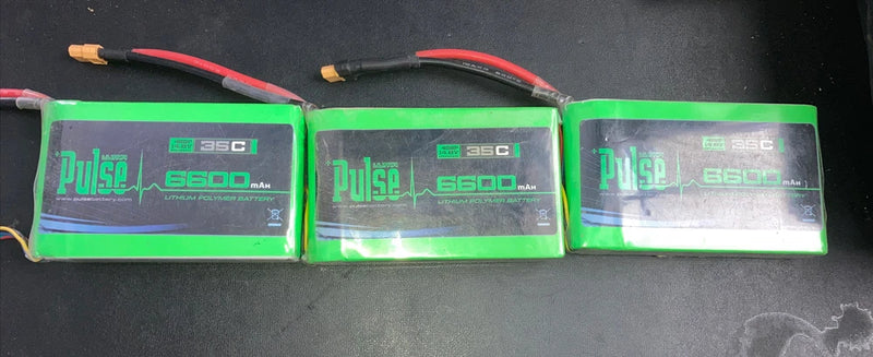ULTRA PULSE Lipo Batteries 14.8V w/ XT60 Connector 6600mAh-4S-35C *Retail $130ea Battery