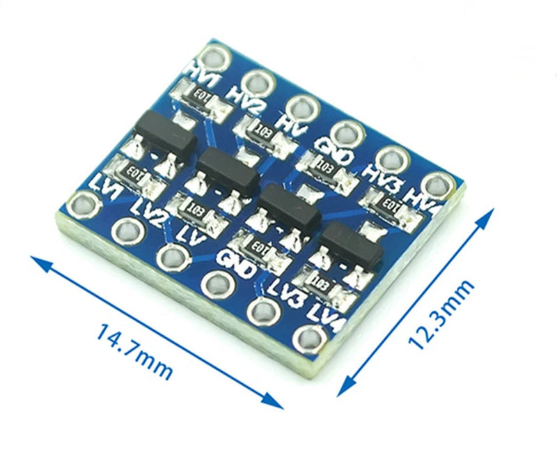 50pcs 5V-3V IIC UART SPI Four 4 Channel Level Converter Module