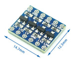 50pcs 5V-3V IIC UART SPI Four 4 Channel Level Converter Module