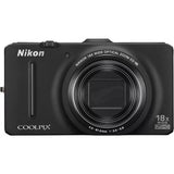 Nikon COOLPIX S9300 16.0MP Digital Camera 18x Optica Zoom Black