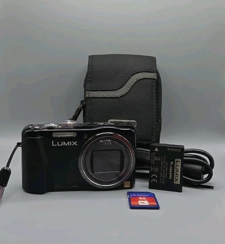 Lumix Panasonic DMC TZ30 Digital Camera, Charging Lead & Accessories Please Read