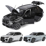 1:18 X5 M Competition LCI Diecast Model Car Metal Vehicle Doors Hood Open