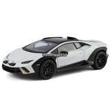 1/18 Lamborghini Huracan Sterrato Model Toy Car Alloy Diecast Toy Vehicle White