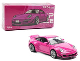 Pop Race 1:64 Porsche 911 Carrera RWB 997 Pink Diecast Model Car PR640202