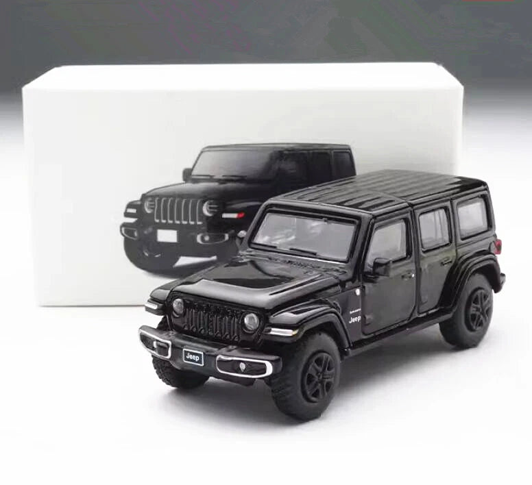 JKM 1:64 Jeep Wrangler Sahara 2019 Diecast Metal Model Car Collection New