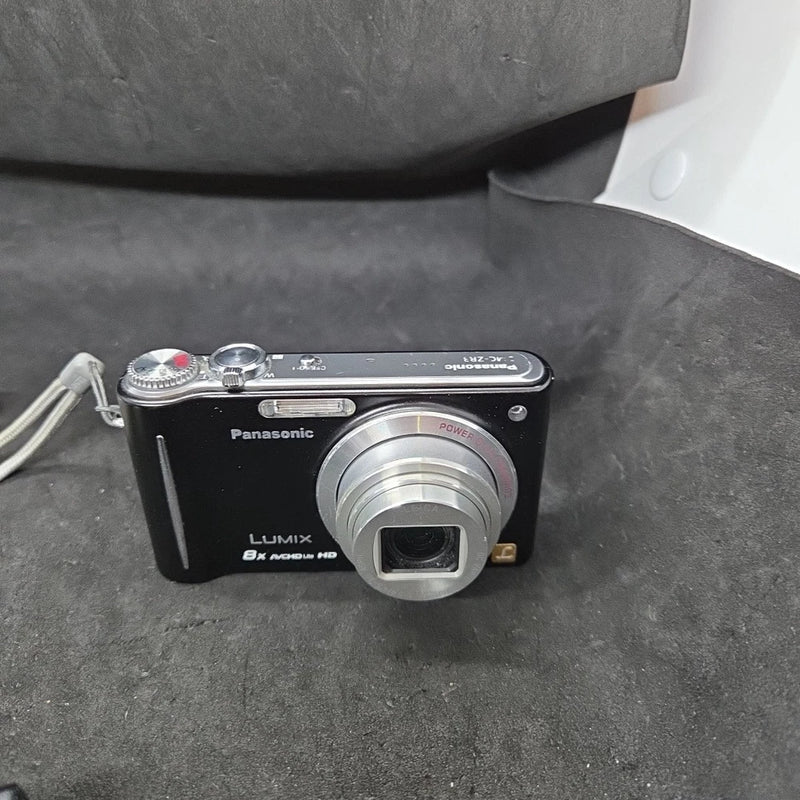 Panasonic Lumix DMC-ZR3 10x Zoom HD Black Camera Working - No Charger