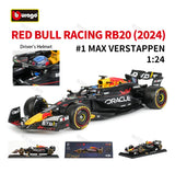 Red Bull RB20 #1 Max Verstappen 1/24 Premium Ver BBURAGO Diecast Model Car NEW