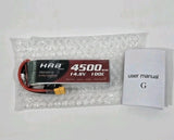 HRB 14.8V 4500mAh LiPo Battery 8243126 83.25Wh RC Helicopter plane Car XT60H-F