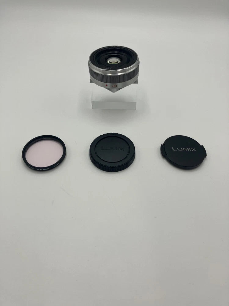 Panasonic Lumix G 20mm F1.7 ASPH Lens Micro Four Thirds Silver