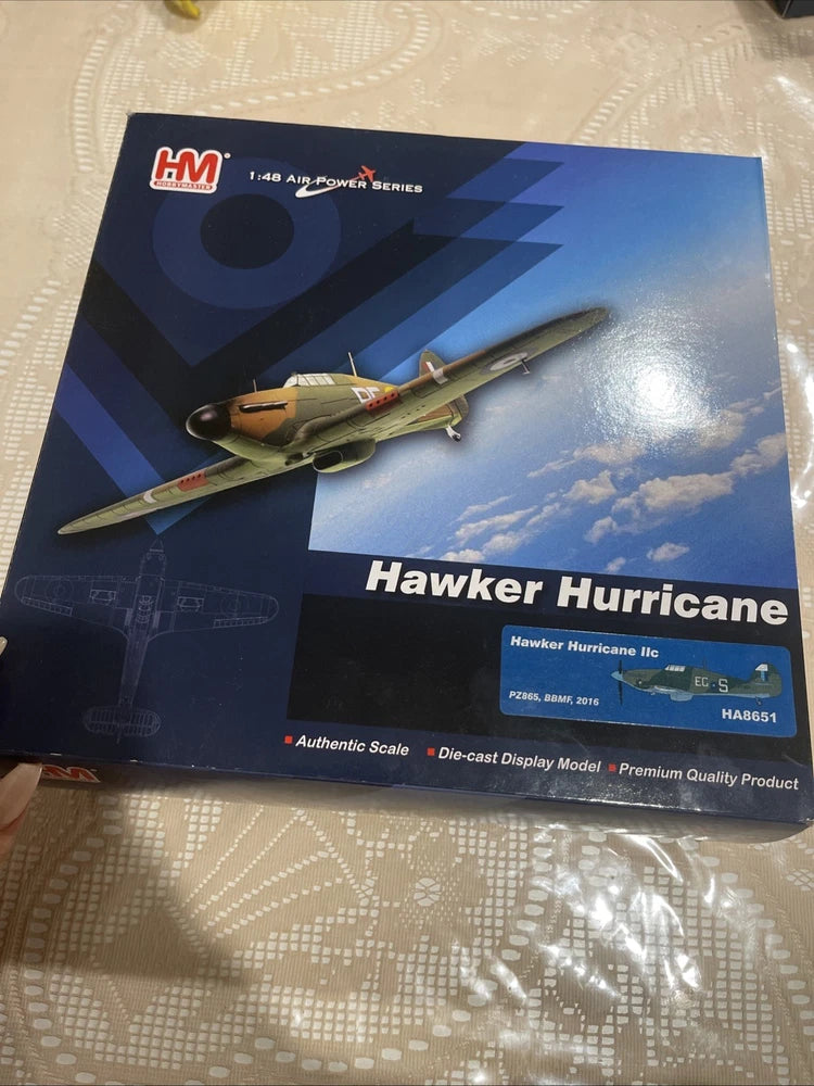 Hobby Master Hawker Hurricane 1/48 Scale Diecast Model HA8651