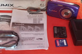 Panasonic Lumix DMC-S2 Digital Camera 14 MP Leica 28mm Large 8GB SD