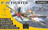 USA Volantex P40 2.4G 4CH Fighter RC Airplane 6-Axis Gyro Fixed Wing Remote RTF