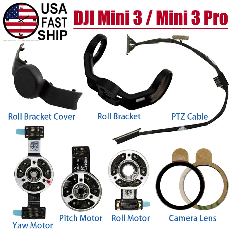 Gimbal axis arm motor bracket cover set for DJI Mini 3/3 Pro