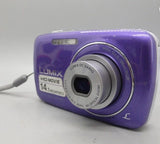 Panasonic Fotocamera Digitale Lumix DMC-S3 14.1MP Viola ?? Funzionante
