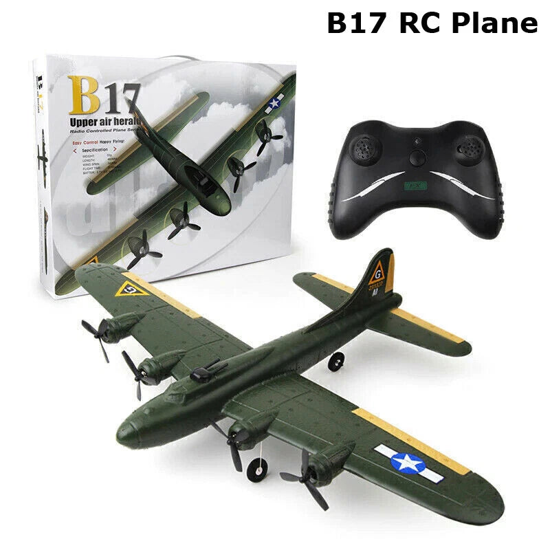 2.4G RC Remote Plane B17 Bomber Glider Fixed-Wing Fighter RTF 6Axis Gyro Drones