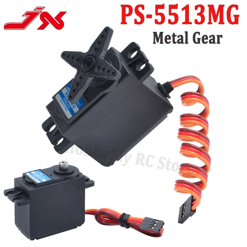JX Servo PS-5513MG 13KG Metal Standard Servo For 1:8/1:10 RC Car Airplane