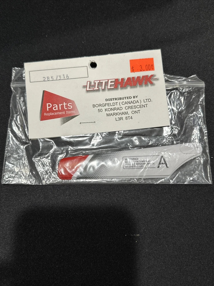 LiteHawk LTH285-316 Rotor Blades A Propeller