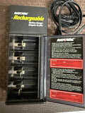 Rayovac 3 in 1 Rechargeable Battery Charger With Power Cord Model PS3 Turns On Battery