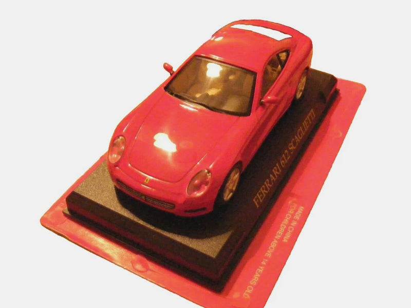 Ferrari 612 Scaglietti Racing Red with Tan trim 1:43 rd Scale  Diecast Model