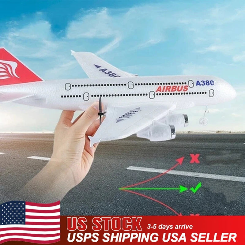 USA 2.4G RC Airplane Airbus A380 Remote Control Aircraft Fixed Wing Plane Model