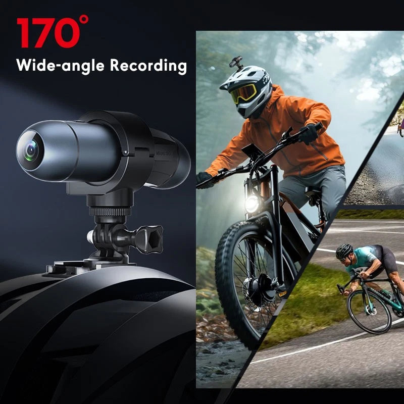 Dual Lens WIFI Sports Action Camera Cycling Helmet Photo DV Waterproof S50 PLUS