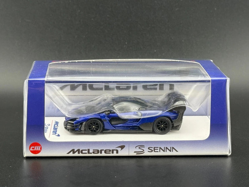 CM Model McLaren Senna GTR Metallic Blue 1/64