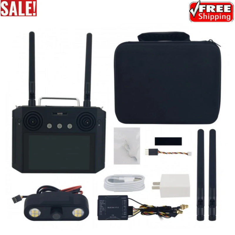 Skydroid H12 RC Receiver Transmitter RC TX RX 3in1 Camera 5.5" Screen for Aerial