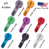 1PC 25T Upgrade Aluminum Servo Horn 35mm for RC Cars - 8 Stylish Color Options