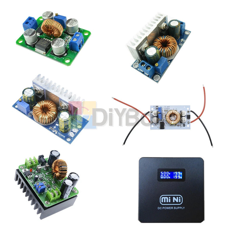 5A 6A 8A 10A 15A DC-DC Boost Converter Step Up Power Adjustable portable charger