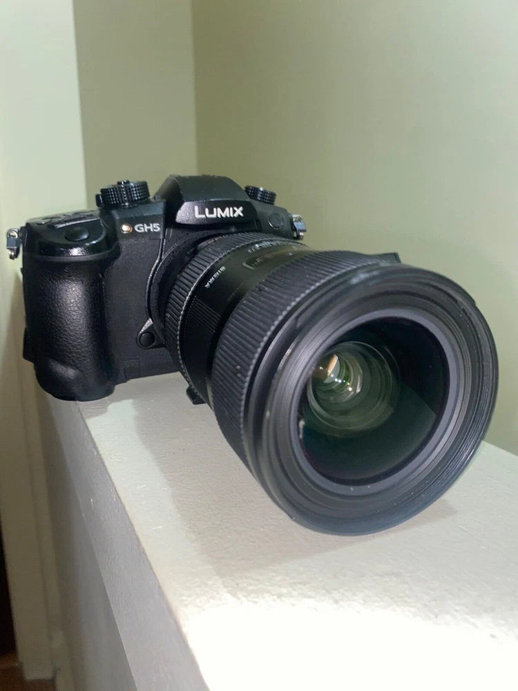 Panasonic LUMIX DC-GH5 with Canon Sigma 18-35mm Lens And Viltrox Speedbooster