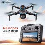 D13 4K Drone with 3 Cameras, 5G WiFi FPV, Screen Remote, Brushless Motor