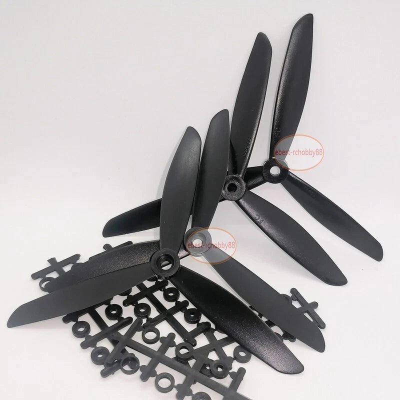 4pcs RC FC7045 7x4.5" 3-Blade Propeller Counter CW/CCW Rotating for Drone Copter