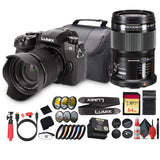 Panasonic Lumix G97 Camera 12-60mm + Olympus 60mm f/2.8 Macro Lens 64GB Bundle
