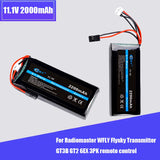 2¡Á 11.1V 2200mAh 8C BQY Transmitter LiPo Battery for Walkera WFLY FS Transmitter