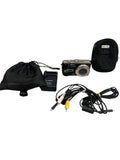 Panasonic LUMIX DMC-TZ3 7.2MP Digital Camera Black Works With Extras No Card