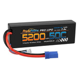 Powerhobby 2S 7.4V LiPo battery with hard case, 5200mAh 50C, EC5 plug
